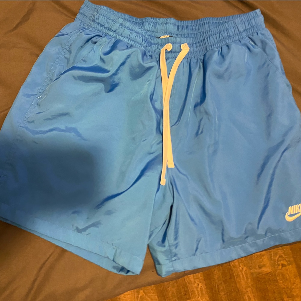 Light blue nike shorts